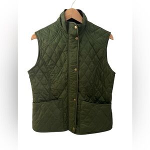 Barbour Quilted Vest US Size 10 Olive Green